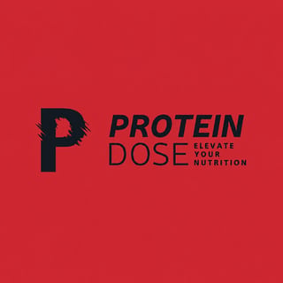 Protein Dose logo featuring a stylized P icon with tagline Elevate Your Nutrition
