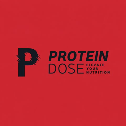 Protein Dose logo featuring a stylized P icon with tagline Elevate Your Nutrition