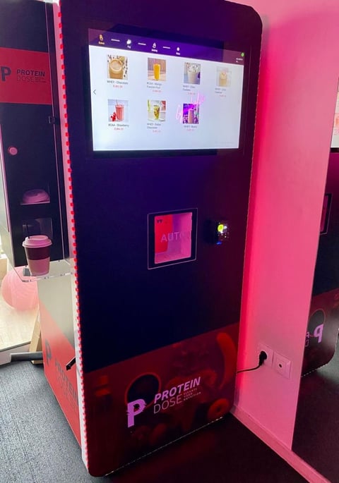Esperienza cliente cashless Protein Dose
