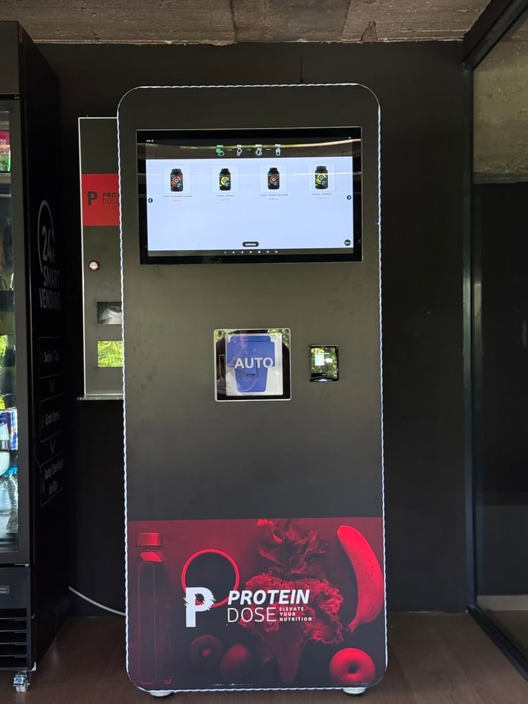 Protein Dose automated protein beverage machine