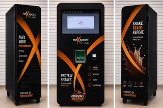 Distributore partner Protein Dose con branding personalizzato